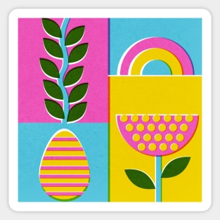 cute easter egg pattern Sticker